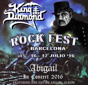 King Diamond Abigail poster Rock Fest